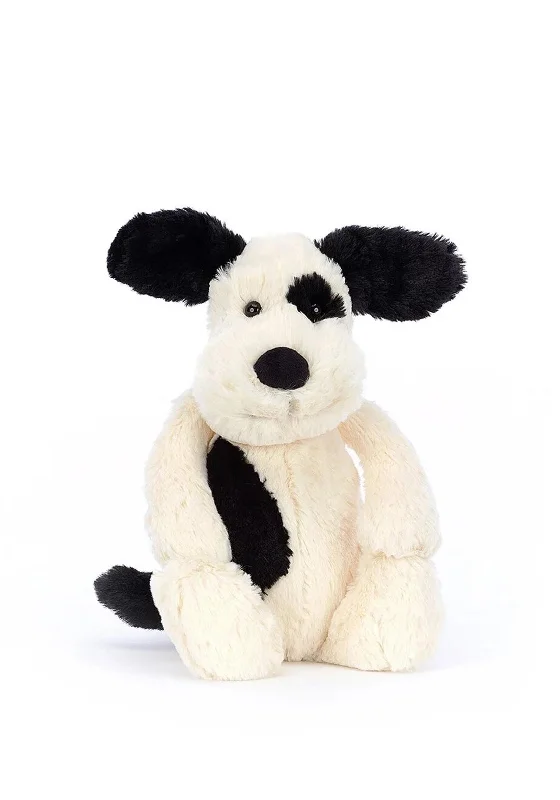 Soft and endearing Jellycat plushiesJellycat I Am Original Bashful Black and Cream Puppy