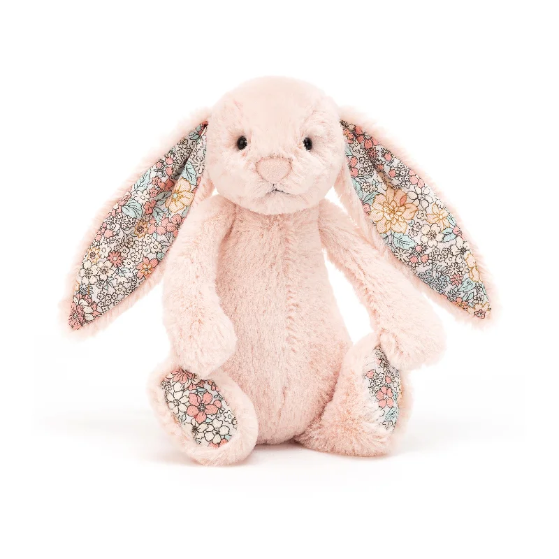 Adorable and plush Jellycat emotional support friendsJellycat Bashful Blush Blossom Bunny - Small
