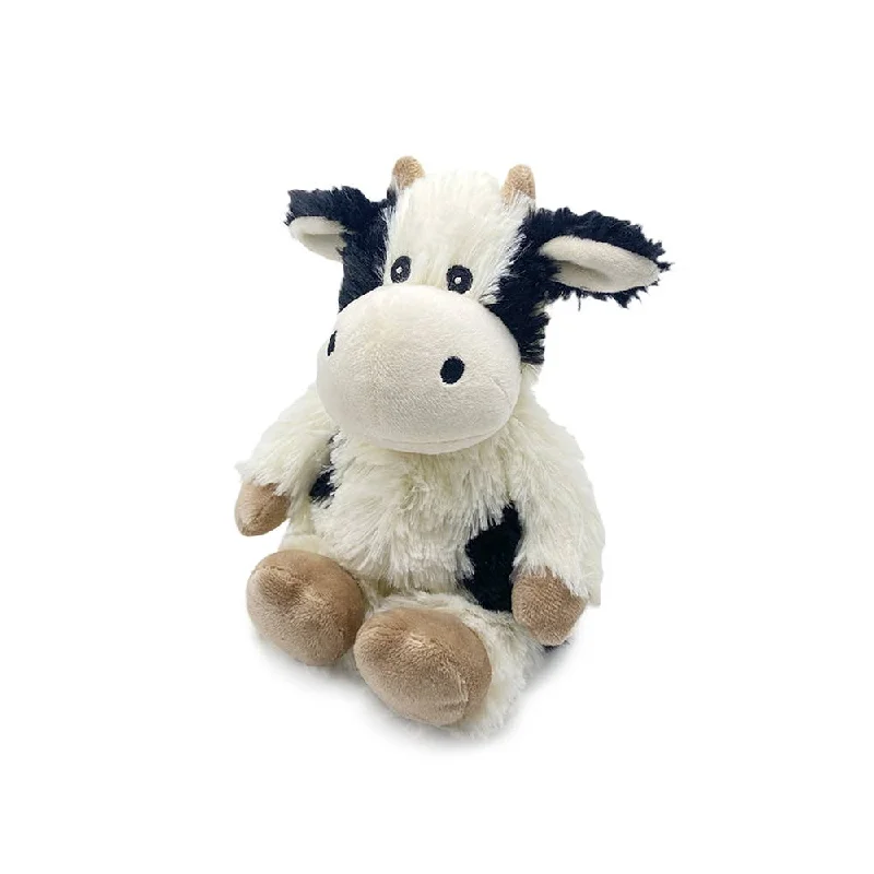 Cheerful and happy stuffed figuresCheerful and happy stuffed figuresBlack and White Cow Junior Warmies