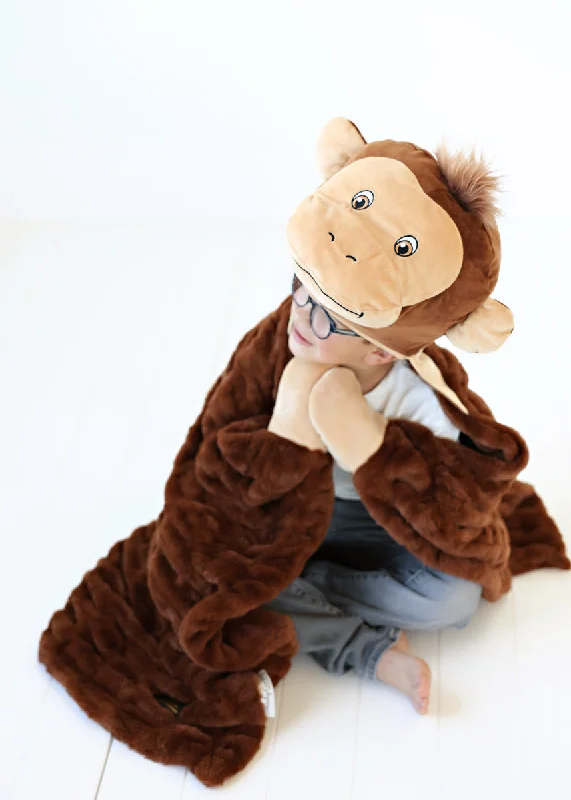 Cheerful and happy stuffed figuresCheerful and happy stuffed figuresHuggable Monkey