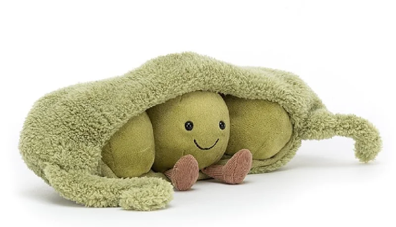 Huggable and charming Jellycat beloved by all ages.Jellycat Amuseable peas in a pod