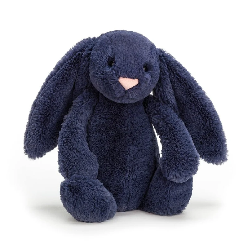 Soft and charming Jellycat designsJELLYCAT BASHFUL NAVY BUNNY LITTLE (SMALL) BLUE 8X9X18 CM