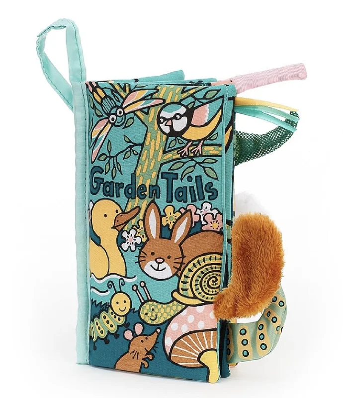 Fluffy and warm toy companionsFluffy and warm toy companionsJellycat Garden Tails Soft Cloth Baby Book