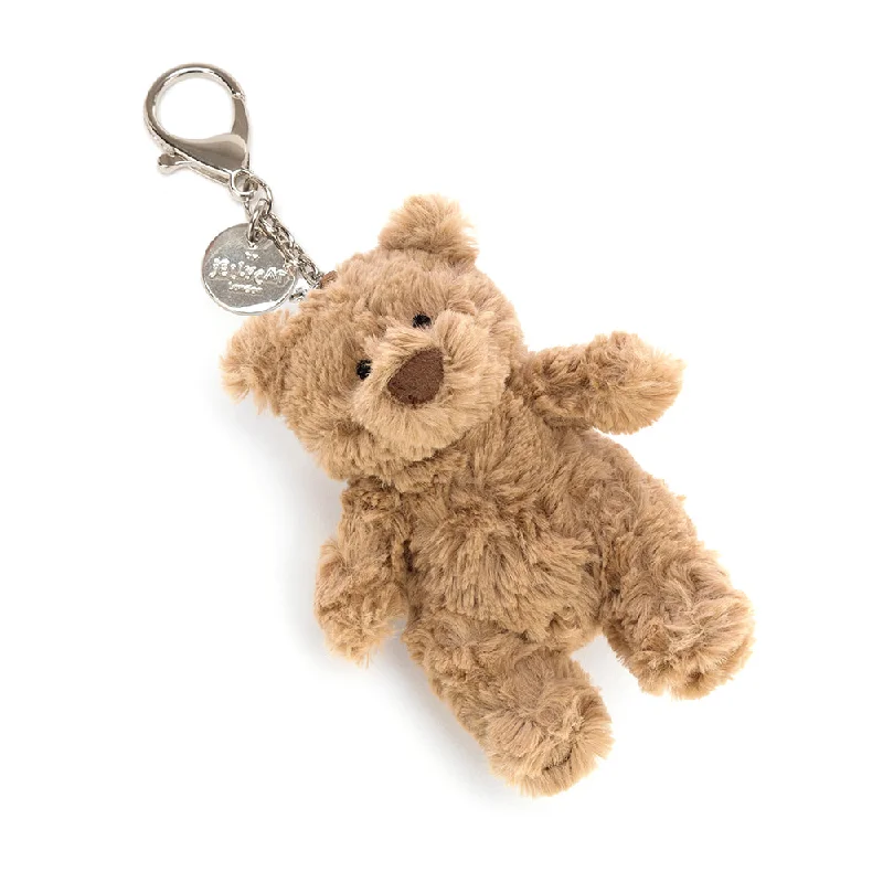 Cozy and gentle Jellycat attention to detailJellycat London Bartholomew Bear Bag Charm
