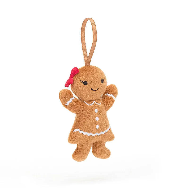 Cozy and delightful Jellycat companionsJellycat London Festive Folly Gingerbread Ruby Christmas