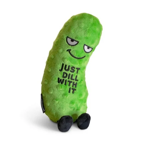 Whimsical and imaginative stuffed toysWhimsical and imaginative stuffed toys“Just Dill with It” – Pickle Plush