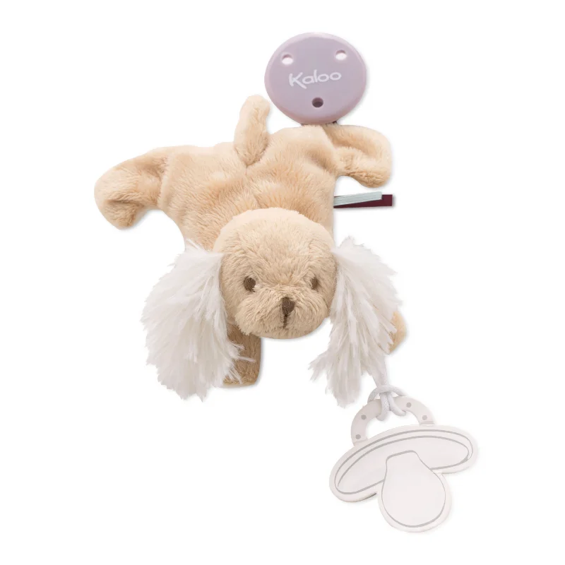 Adorable and charming plush figuresAdorable and charming plush figuresKaloo Les Amis Doudou Pacifier Holder Puppy