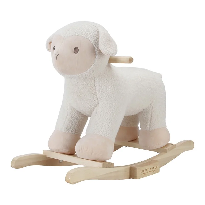 Cheerful and happy stuffed figuresCheerful and happy stuffed figuresLD Rocking Sheep