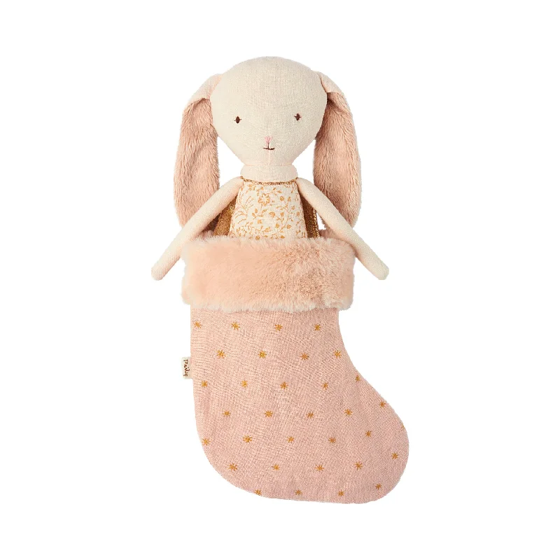 Cheerful and happy stuffed figuresCheerful and happy stuffed figuresMaileg Bunny Angel in Stocking Powder