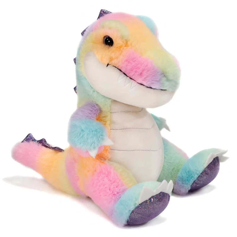 Cuddly and comforting plush charactersCuddly and comforting plush charactersPastel Rainbow T-Rex Plush, 10 Inches, 1 Count