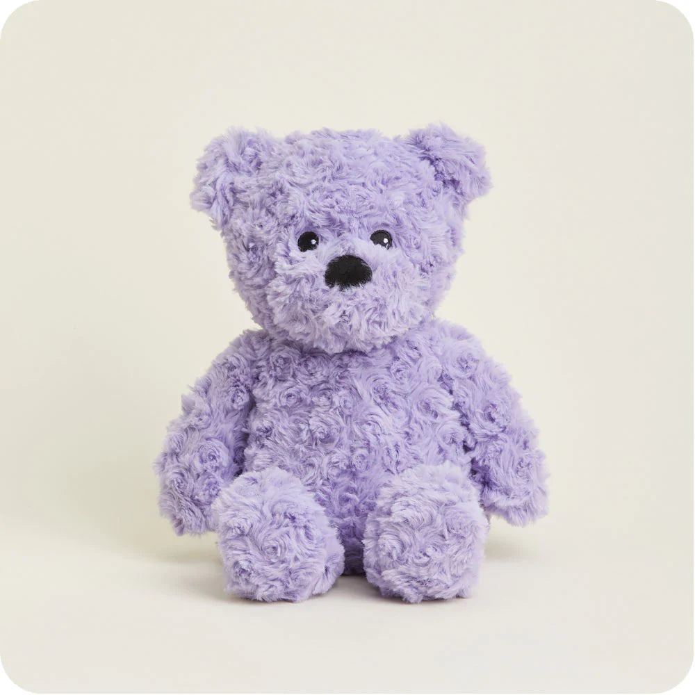 Friendly and approachable plush friendsFriendly and approachable plush friendsPurple Curly Bear Warmies