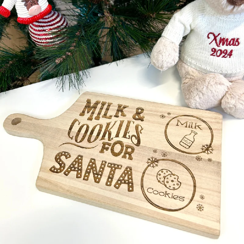 Soft and cuddly stuffed animalsSoft and cuddly stuffed animalsSanta Milk & Cookies Serving Board