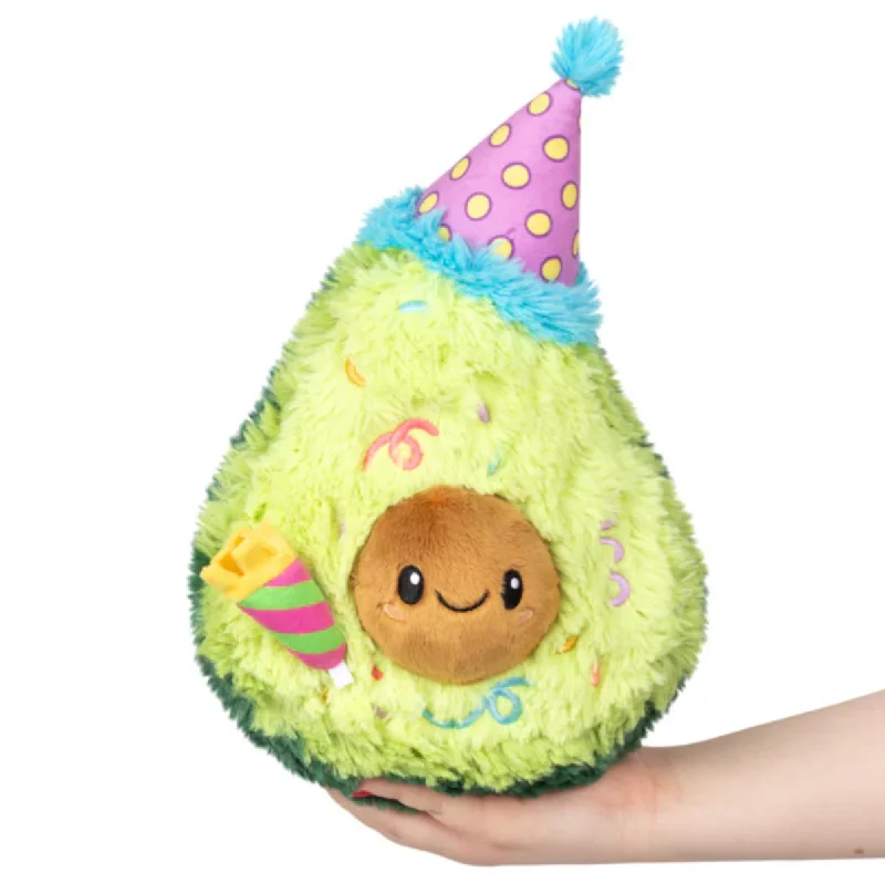 Cuddly and comforting plush charactersCuddly and comforting plush charactersSquishable Mini Comfort Food Birthday Avocado