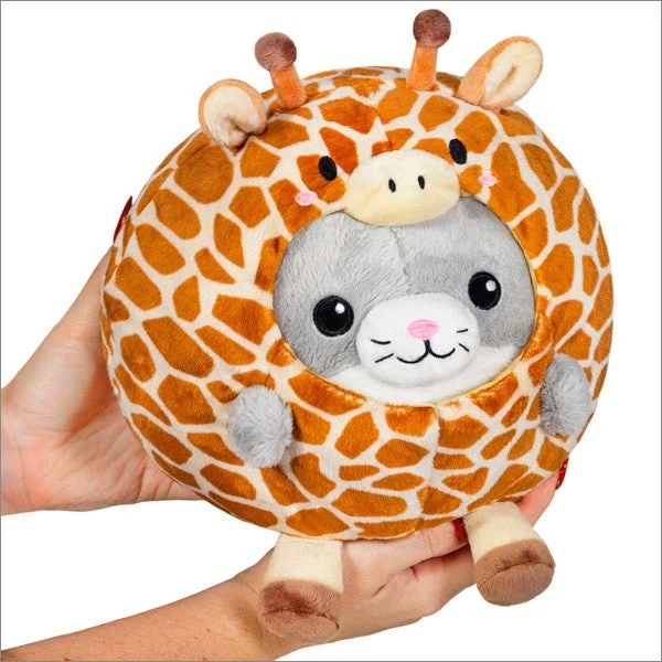 Cheerful and happy stuffed figuresCheerful and happy stuffed figuresUndercover Giraffe in Kitty Squishable