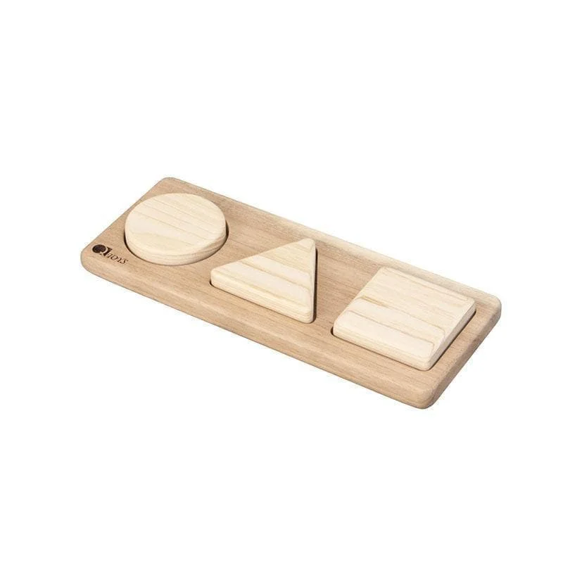 functional wooden toys               3 Shape Puzzle