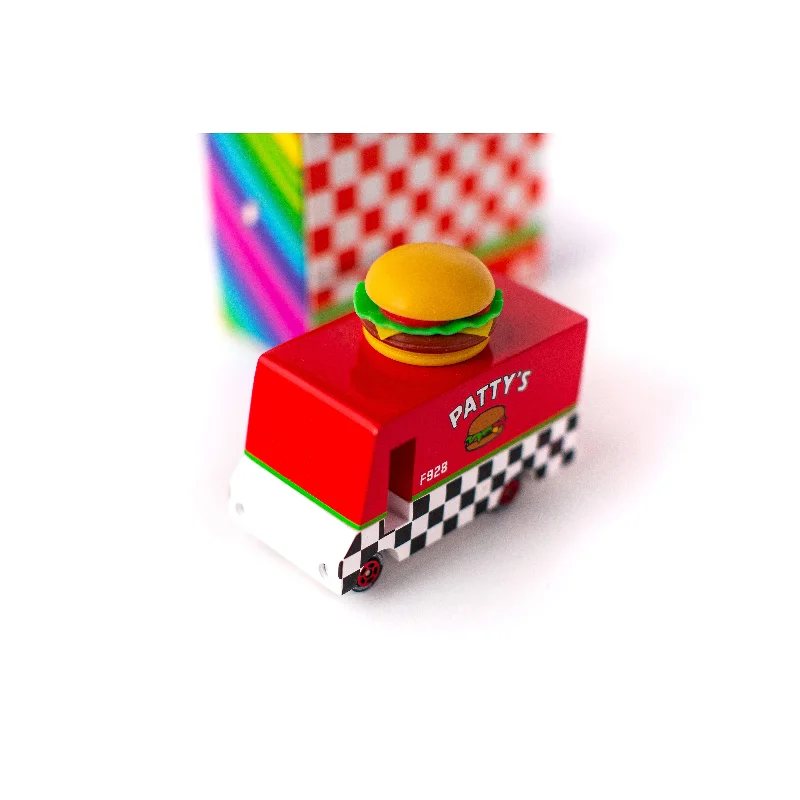 eco-conscious wooden toys                 Candylab Candycar Hamburger