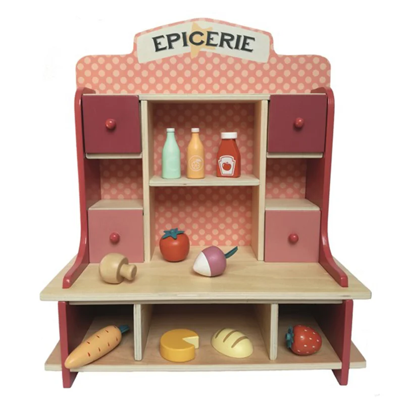 sustainably sourced wooden toys                   Egmont Toys Small Grocery Store