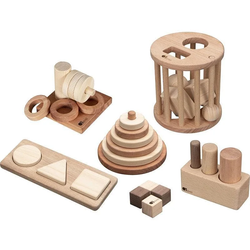 whimsical wooden toys                   First Birthday Set