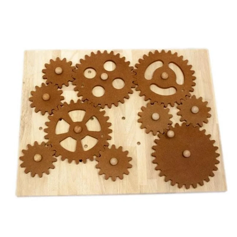 eco-friendly and sustainably made wooden toys                   Gear Construction Set