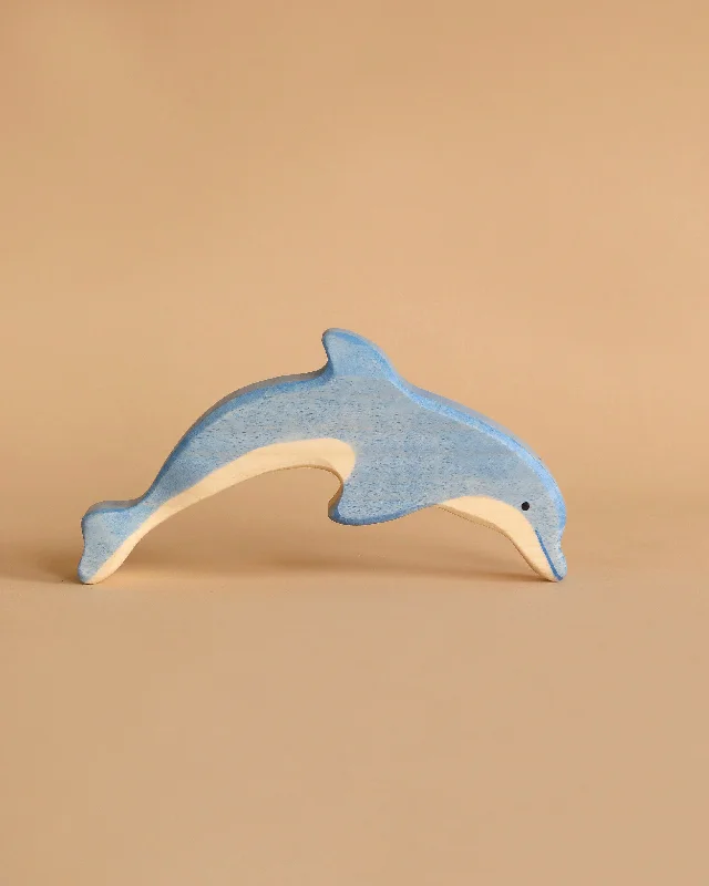 eco-conscious wooden toys                 Holztiger Dolphin, Jumping