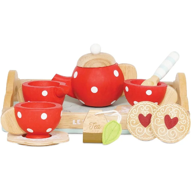 engaging wooden toys                   Le Toy Van Honeybake wooden tea set