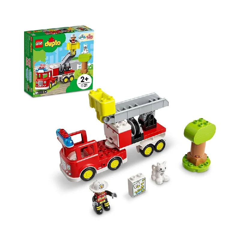 Promoting critical thinking LEGO challengesLEGO DUPLO Rescue Fire Truck 10969 Building Toy (21 Pieces)
