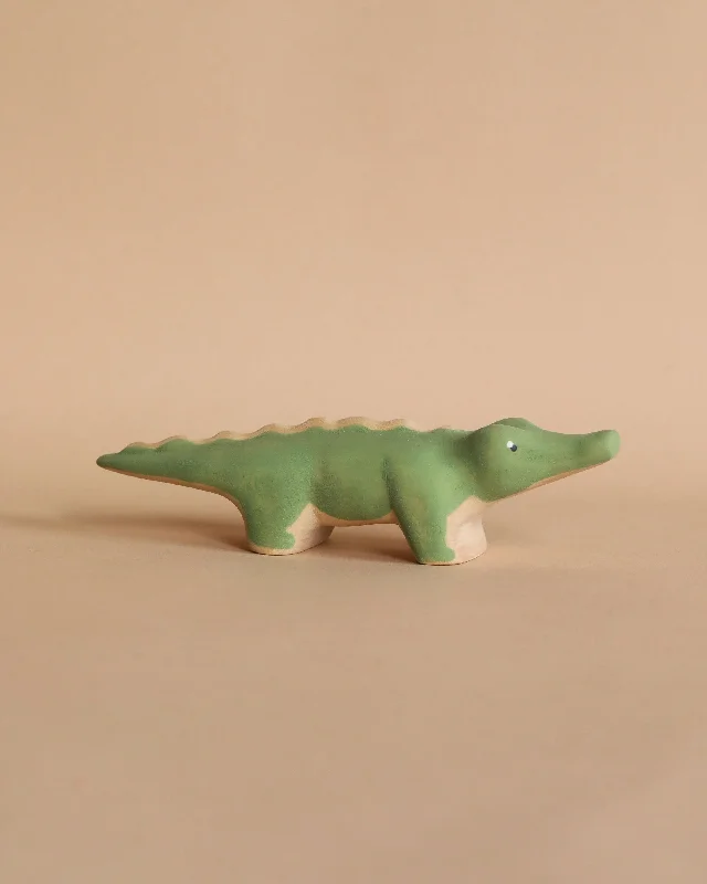 beautifully detailed wooden toys                  Handmade Wooden Crocodile