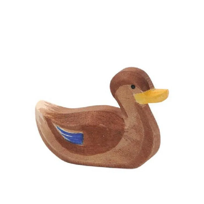 colorful and cheerful wooden toys                   Ostheimer wooden swimming duck