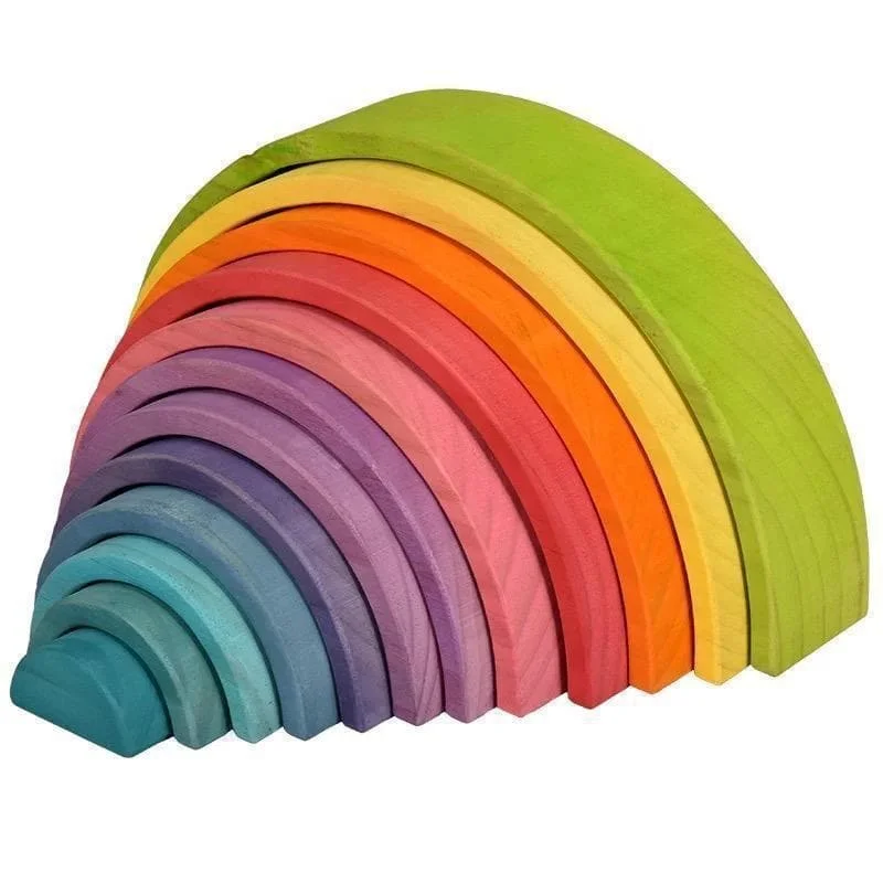 thoughtfully designed wooden toys              Pastel Rainbow