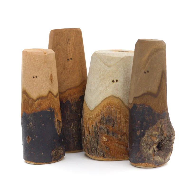 functional wooden toys               The Diverse Tree People - Family of 4 <br> Let them play