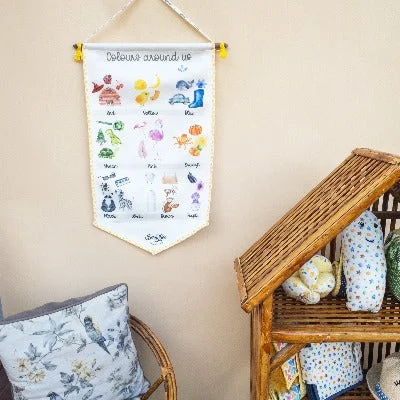 enchanting and magical wooden toys that spark the imagination                   Colours Educational Poster