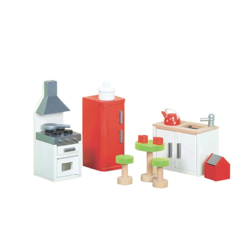 safe and child-appropriate wooden toys for different stages of development                   Le Toy Van Sugar Plum Kitchen