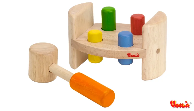 historically inspired wooden toys that teach history                   Voila 202E Hammer and Roll