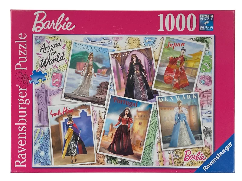 Time-consuming puzzles Barbie Around The World 1000 Piece Puzzle