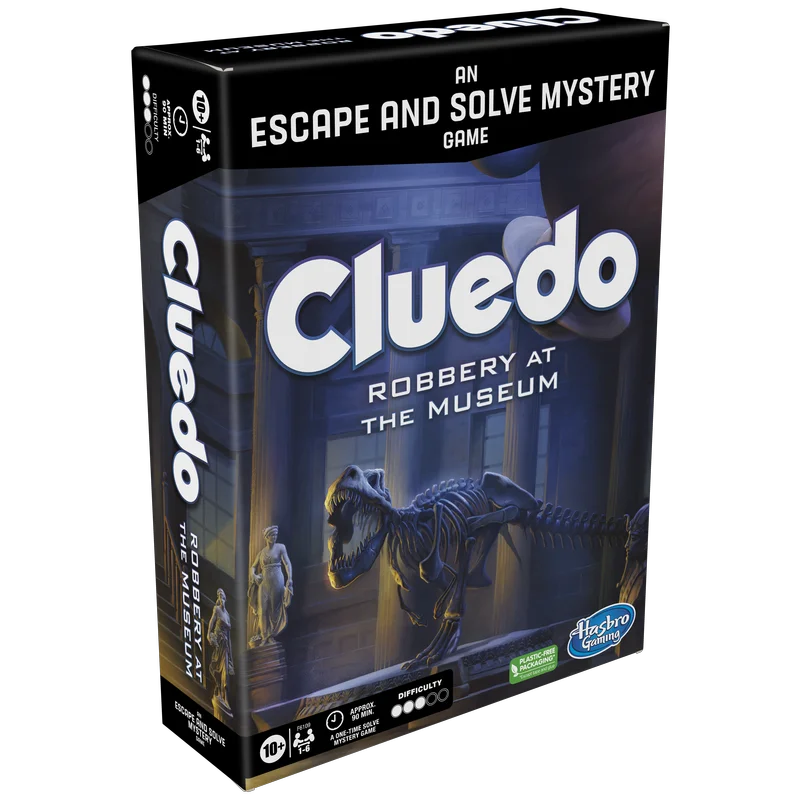 Thought-provoking puzzles Cluedo Robbery At The Museum An Escape & Solve Mystery Game