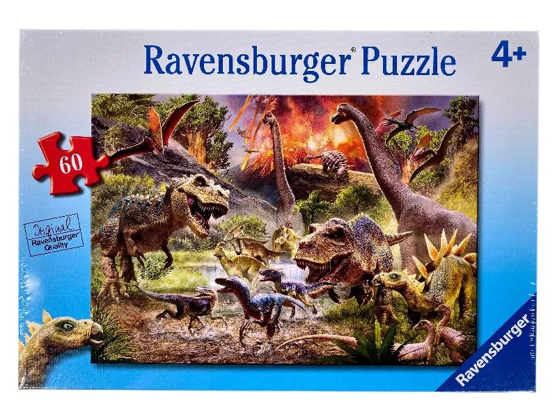 Entertaining games Dinosaur Dash 60 Piece Puzzle