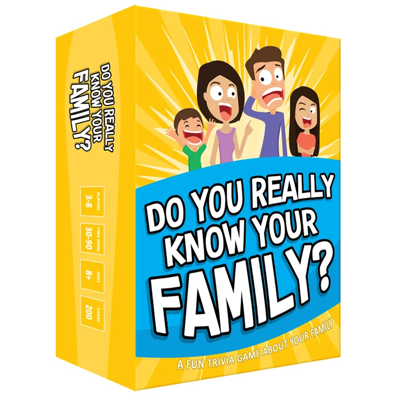 Interactive games Do You Really Know Your Family The Game