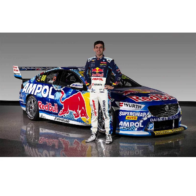 High-quality toy cars HOLDEN ZB COMMODORE - RED BULL AMPOL RACING - BROC FEENEY #88 - Merlin Darwin Triple Crown Race 18 - 1:12 Scale Resin Model Car
