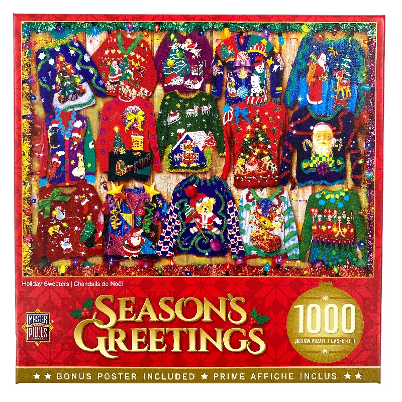 Addictive games Holiday Sweaters 1000 Piece Puzzle