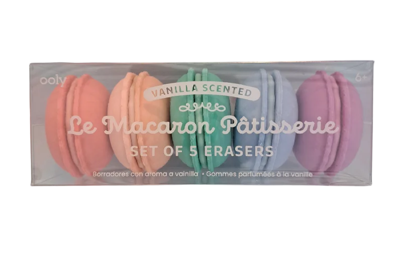 Logical puzzles Le Macaron Patisserie Set of 5 Erasers