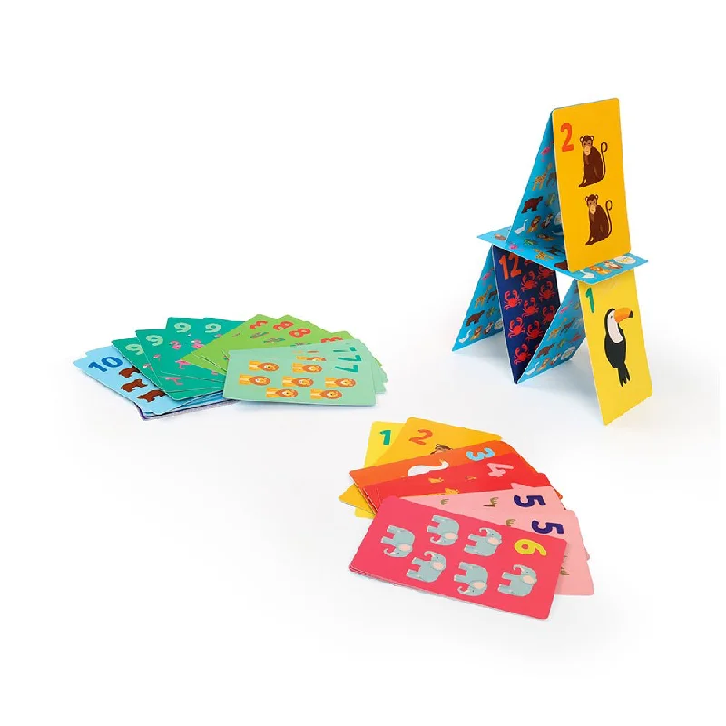 Engaging puzzlesMastermind Toys 3-in-1 Oversized Card Deck Animal World