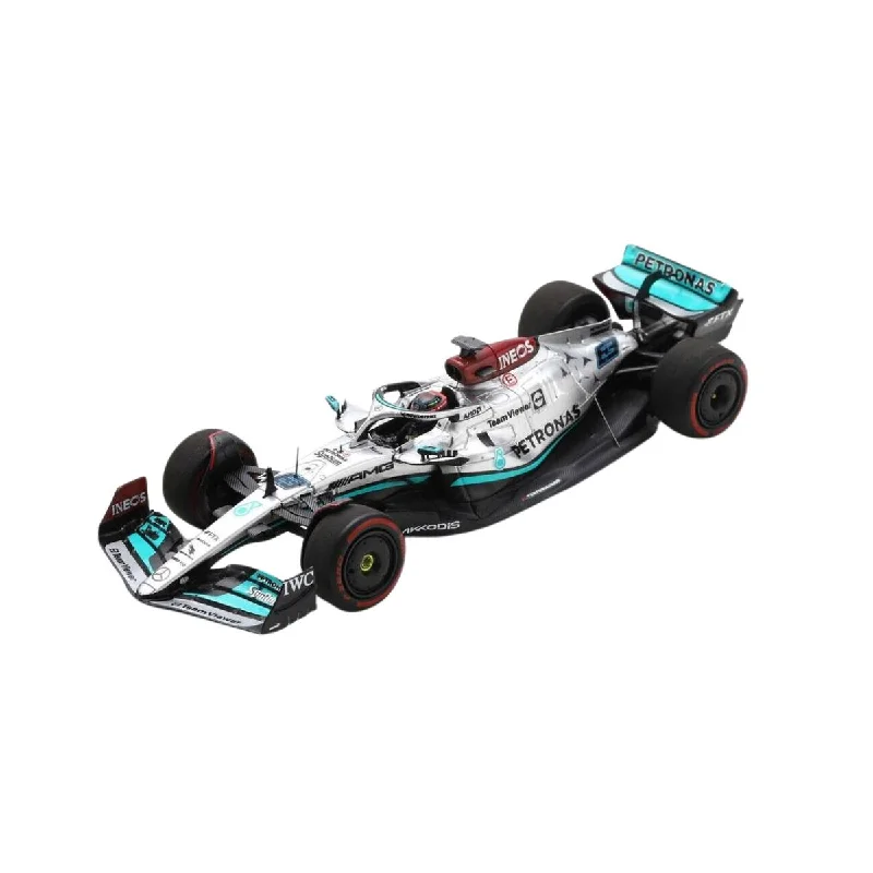 High-quality toy cars Mercedes-AMG Petronas F1 W13 E Performance No.63 Mercedes-AMG Petronas F1 Team - 4th Bahrain GP 2022 - George Russell - 1:43 Scale Resin Model Car
