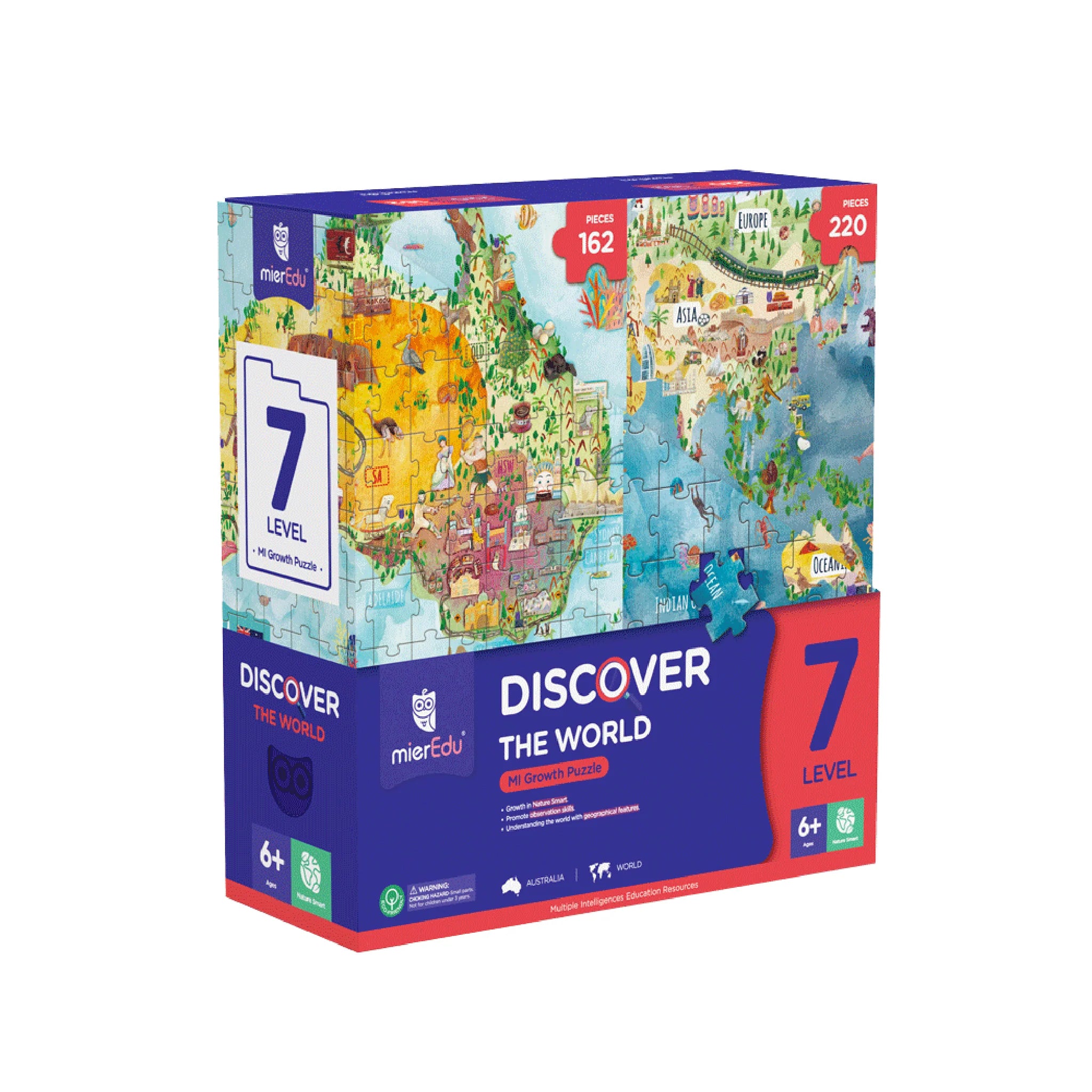 Social games MierEdu Mi Growth Puzzle Level 7 - Discover The World