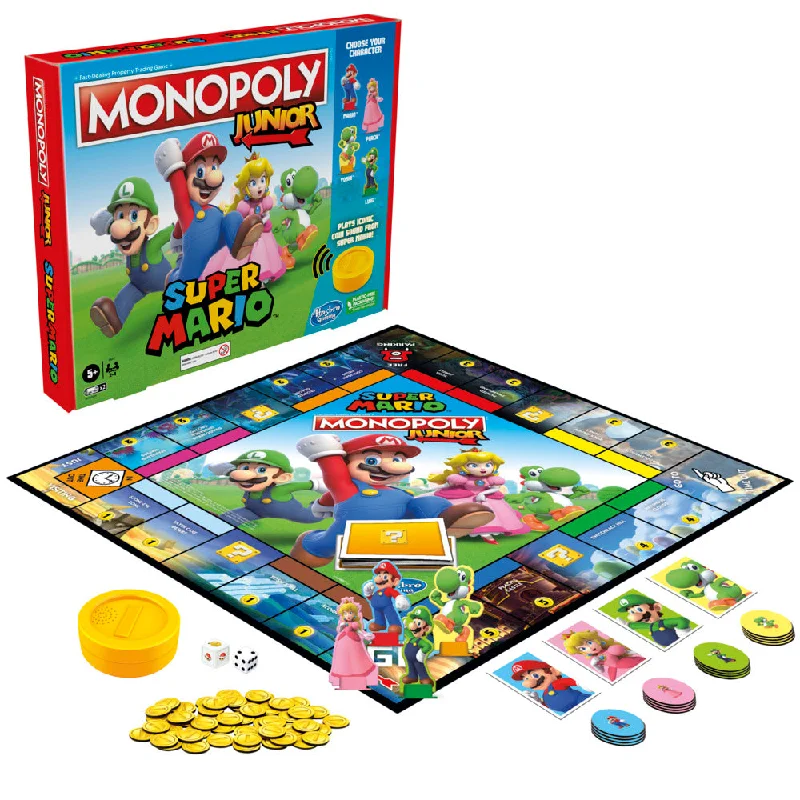 Intricate puzzles Monopoly Junior Super Mario Edition