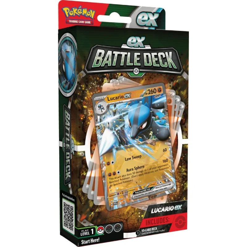 Engaging puzzlesPokemon TCG V Battle Deck Ampharos & Lucario Assorted Styles