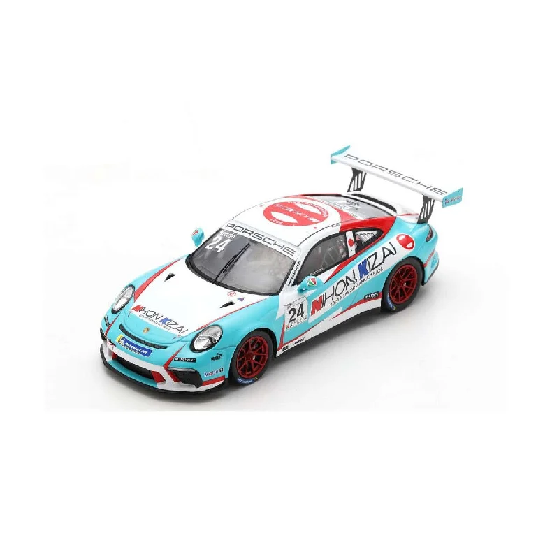 Realistic toy carsPorsche 911 GT3 Cup No.24 Porsche Carrera Cup Japan 2021 - Overall Champion - Tsubasa Kondo. Limited 300 - 1:43 Scale Resin Model Car