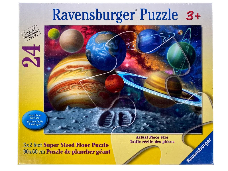 Challenging puzzles Stepping Into Space 24 Piece Floor Puzzle