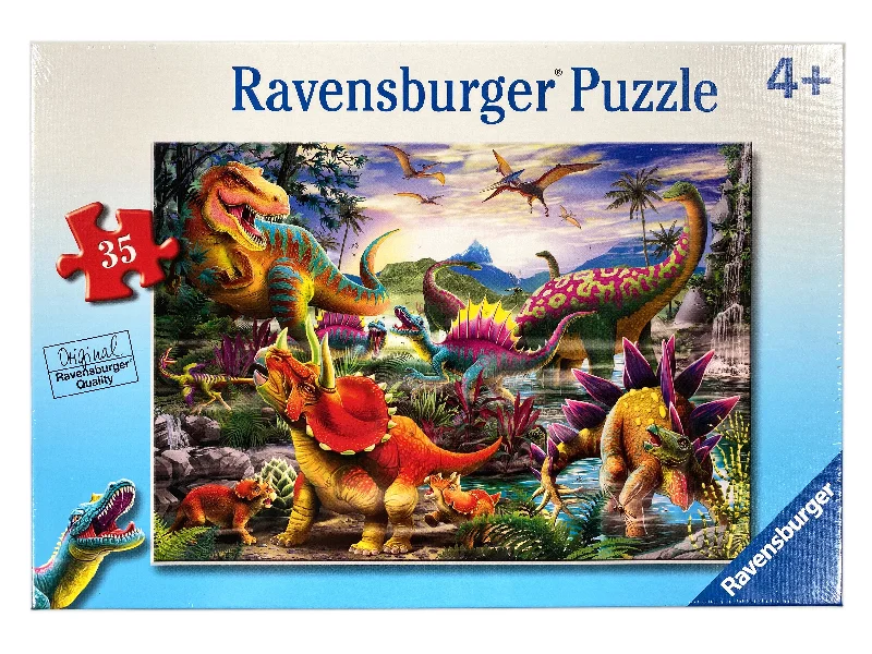 Strategic puzzles T-Rex Terror 35 Piece Puzzle